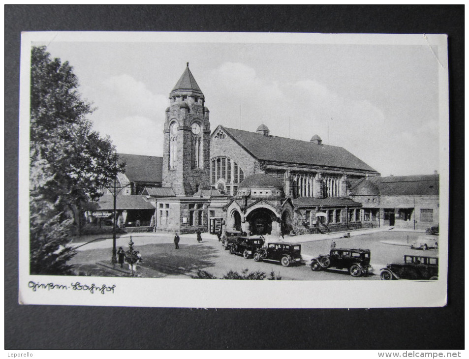 AK GIESSEN Bahnhof Ca.1940 //  D*10567 - Giessen