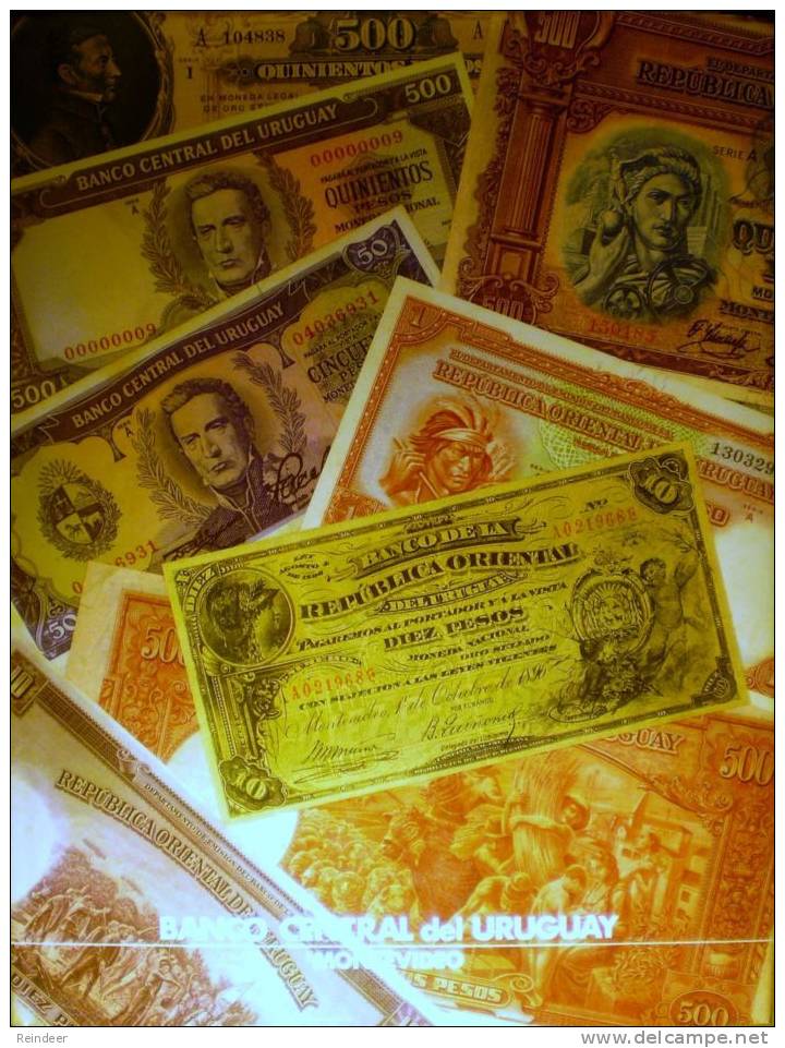 ® Los Billetes De Los Bancos Oficiales Del Uruguay (1896-1989) - Books & Software