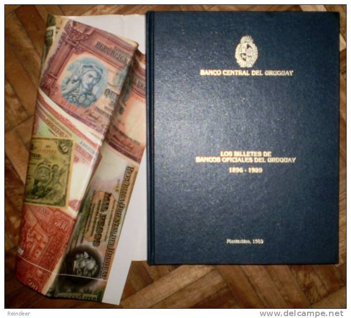 ® Los Billetes De Los Bancos Oficiales Del Uruguay (1896-1989) - Livres & Logiciels