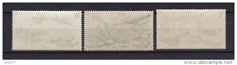 SPM      Neuf * ( Traces Infimes )     Y. Et T.   N° PA 18 / PA 20    Cote: 45,00 Euros - Unused Stamps