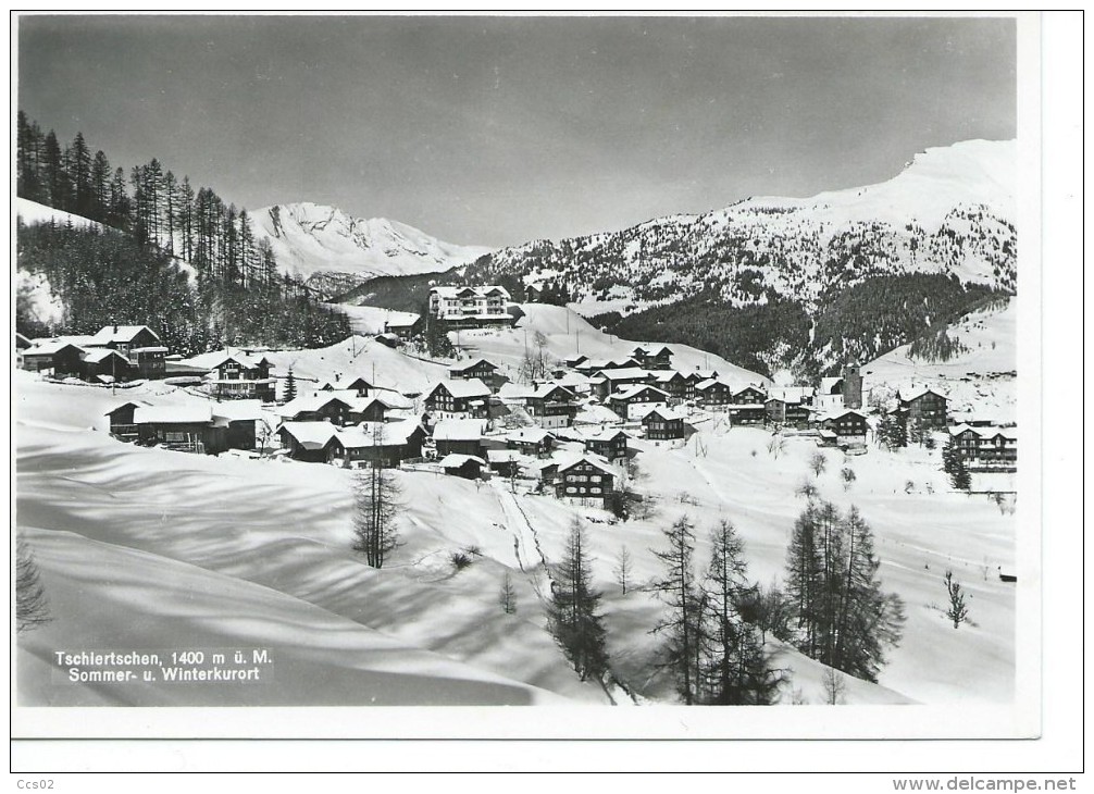 Tschiertschen Sommer- Und Winterkurort 1951 - Tschiertschen