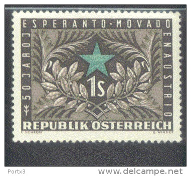 Österreich 1005 Esperantobewegung  MNH Postfrisch ** - Ungebraucht