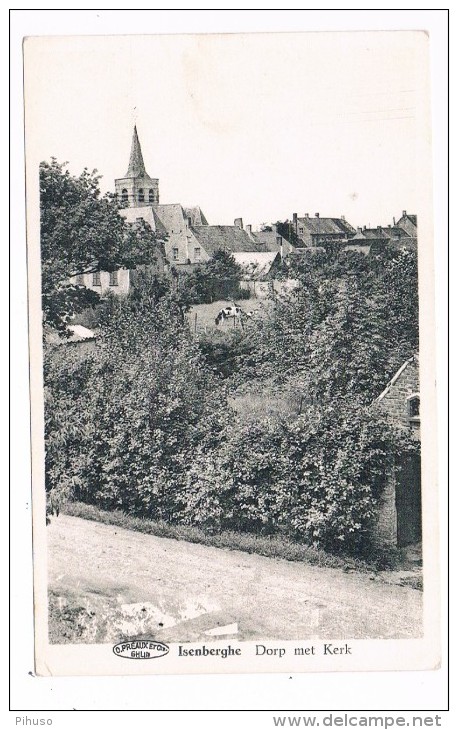 B4700   ISENBERGHE : Dorp En Kerk - Alveringem