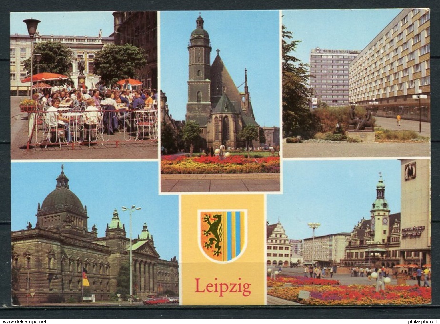 (0267) Leipzig/ Mehrbildkarte - N. Gel. - DDR - Bild Und Heimat   A1/2703/82  01 12 0237 - Leipzig