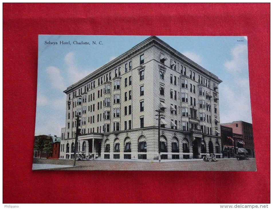 North Carolina > Charlotte Selwyn Hotel Ca 1910 Not Mailed  --ref 1146 - Charlotte