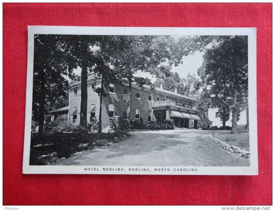 North Carolina > Norlina  Hotel Norlina 1939 Cancel --ref 1146 - Winston Salem