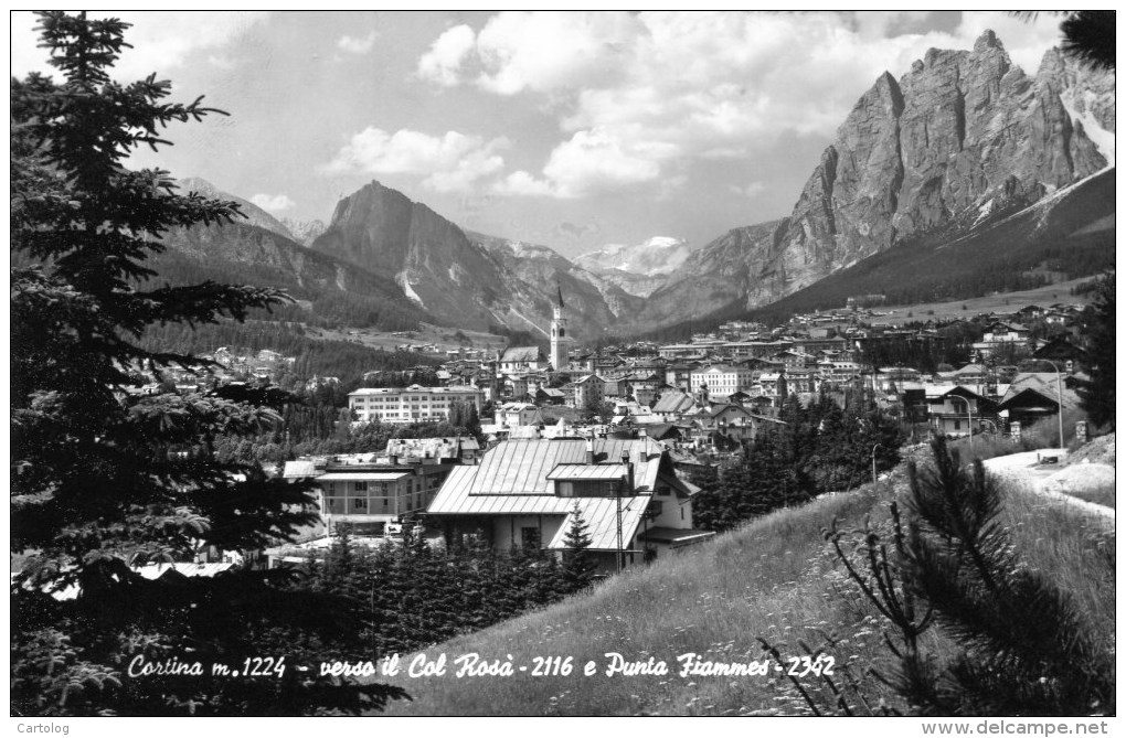 Cortina. Verso Il Col Rosà E Punta Fiammes - Altri & Non Classificati