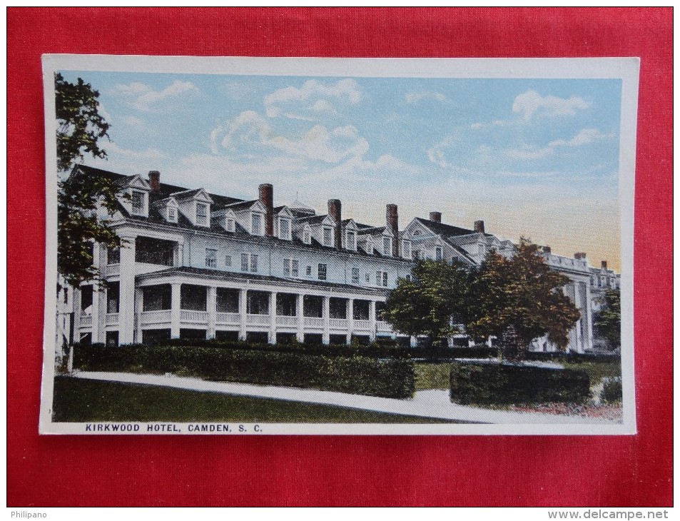 South Carolina > Camden   Kirkwood Hotel Not Mailed -ref 1147 - Camden