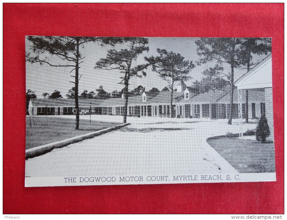 South Carolina > Myrtle Beach  Dogwood Motor Court   1956 Cancel -ref 1147 - Myrtle Beach