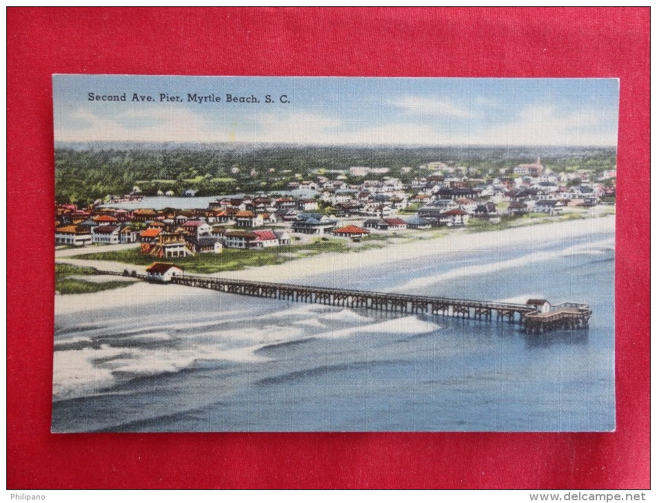 South Carolina > Myrtle Beach  Second Ave Pier  1948  Cancel -ref 1147 - Myrtle Beach