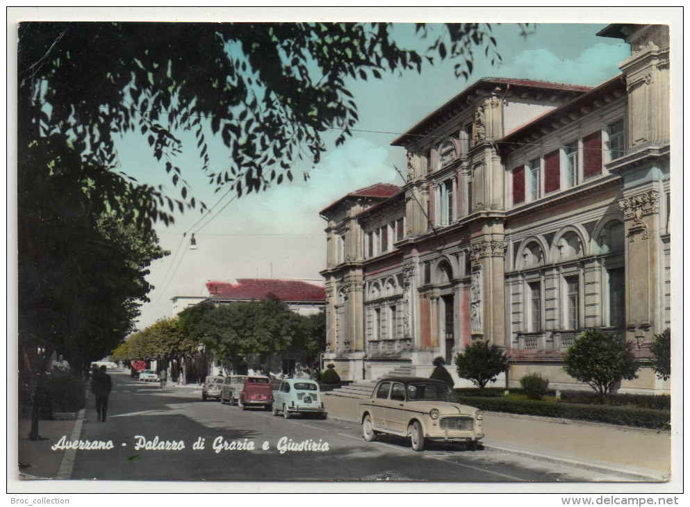 Avezzano, Palazzo Di Grazia E Guistizia, éd. Grandi Magazzini Porrini, Automobiles - Avezzano