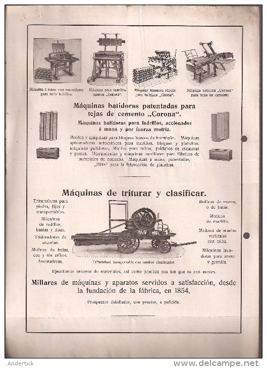 Documento Con Gráficos, Máquinas De Triturar Y Clasificar - Spain