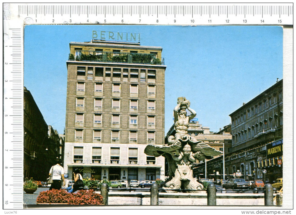 ROMA  -  HOTEL  BERNINI   BRISTOL  -  Piazza  Barberini - Autres & Non Classés