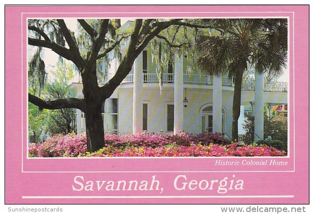 Colonial Home Washington Avenue Savannah Georgia - Savannah