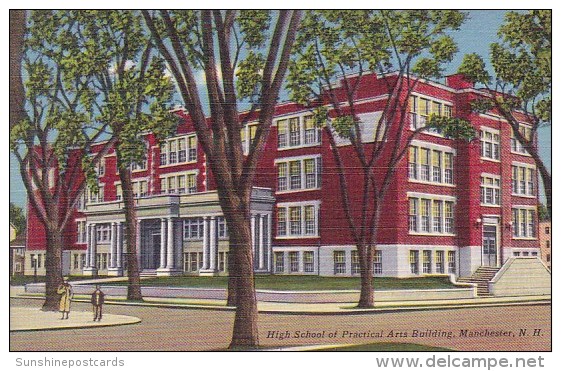 High School Of Practical Arts Building Manchester New Hampshire - Manchester