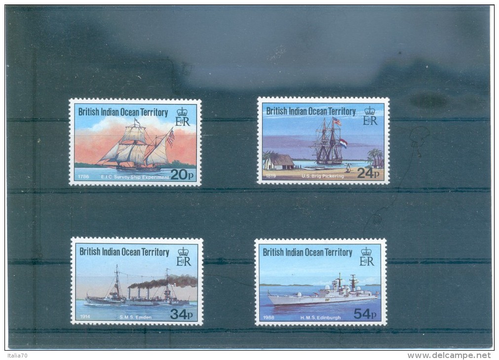 BRITISH INDIAN OCEAN TERRITORY 115/118 (1991)  MICHEL - Nuovi