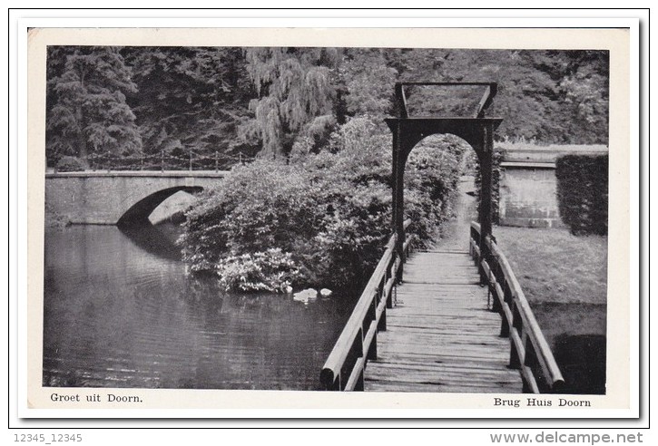 Doorn, Groet Uit, Brug Huis Doorn - Doorn