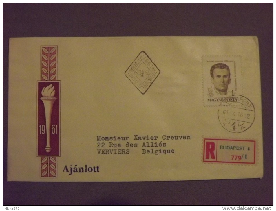 Enveloppe Recommandée Hongrie - Postmark Collection