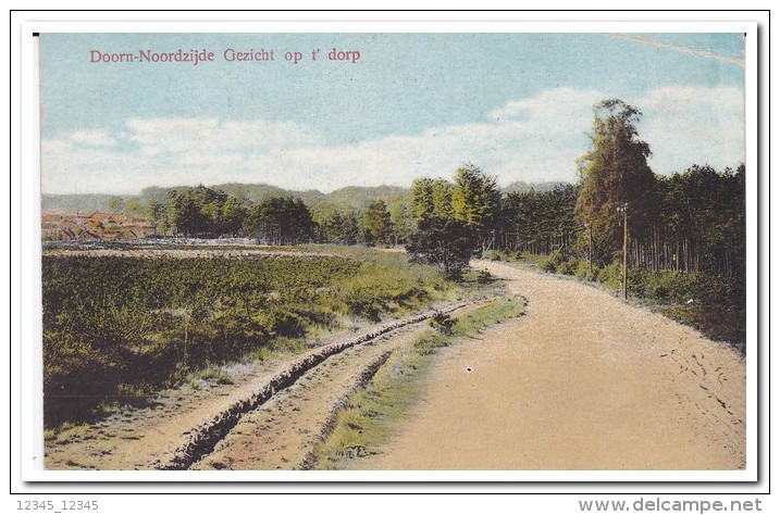 Doorn, Gezicht Op Het Dorp Noordzijde ( Rechts Boven Vouw ) - Doorn