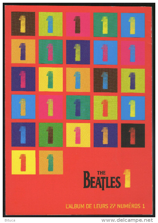 THE BEATLES BON DE COMMANDE/PLAN MEDIA DE "L'album De Leurs 27 Numeros 1" COMME NEUF PORT OFFERT - Varia