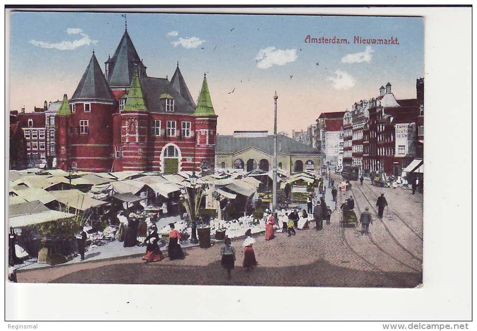 Amsterdam, Nieuwmarkt, Ca 1920 - Amsterdam