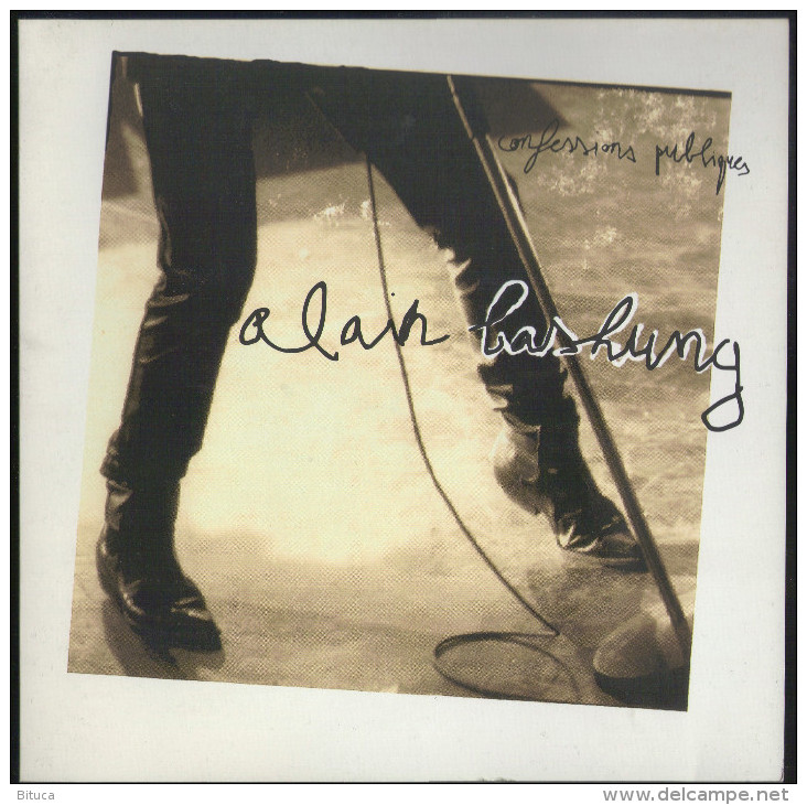 ALAIN BASHUNG "CONFESSIONS PUBLIQUES" CD PROMO 8 TITRES TRES BON ETAT SUPERBE PLAQUETTE CARTONNEE PORT OFFERT - Objets Dérivés