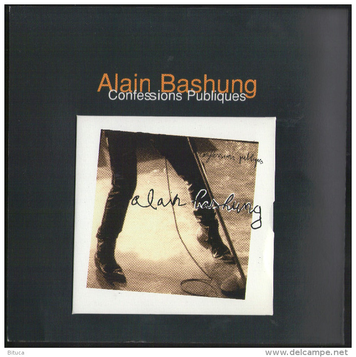 ALAIN BASHUNG "CONFESSIONS PUBLIQUES" CD PROMO 8 TITRES TRES BON ETAT SUPERBE PLAQUETTE CARTONNEE PORT OFFERT - Objets Dérivés