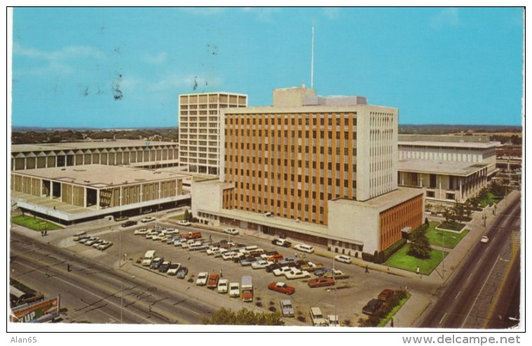 Tulsa OK Oklahoma, Civic Center Building, C1970s Vintage Postcard - Tulsa