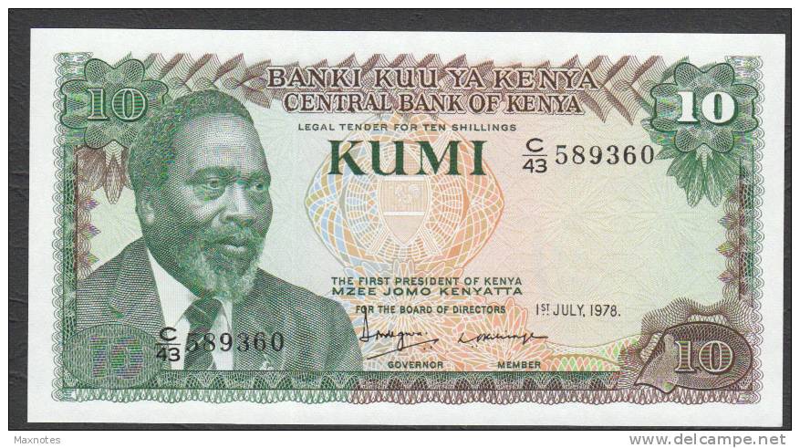 KENYA.  : 10 Schillings - 1978 - FDS - Kenia