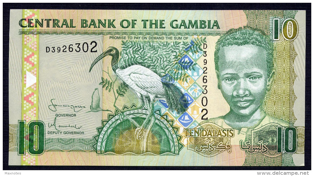 GAMBIA : 10 Delasis  - 2005 - UNC - Gambia