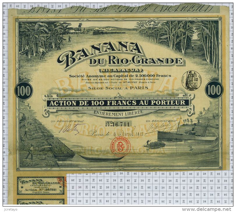 Banana Du Rio Grande, Nicaragua - Landbouw