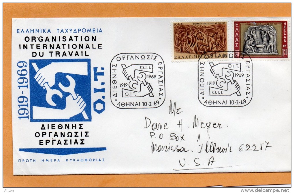 Greece 1969 FDC - FDC