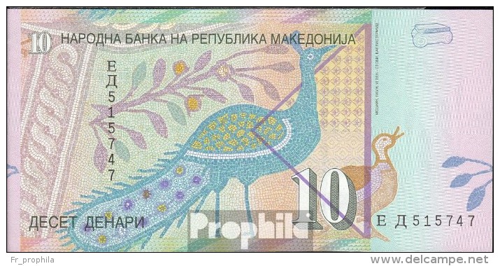 Macédoine Pick-no: 14c Bankfrisch 2001 10 Denari - Noord-Macedonië