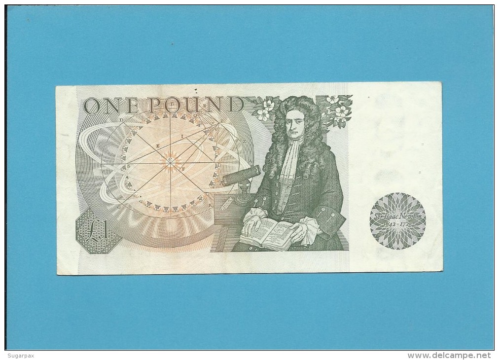 GREAT BRITAIN - 1 POUND - ND ( 1978-80 ) - P 377 A - Sign. J. P. Page - BANK OF ENGLAND - 1 Pond