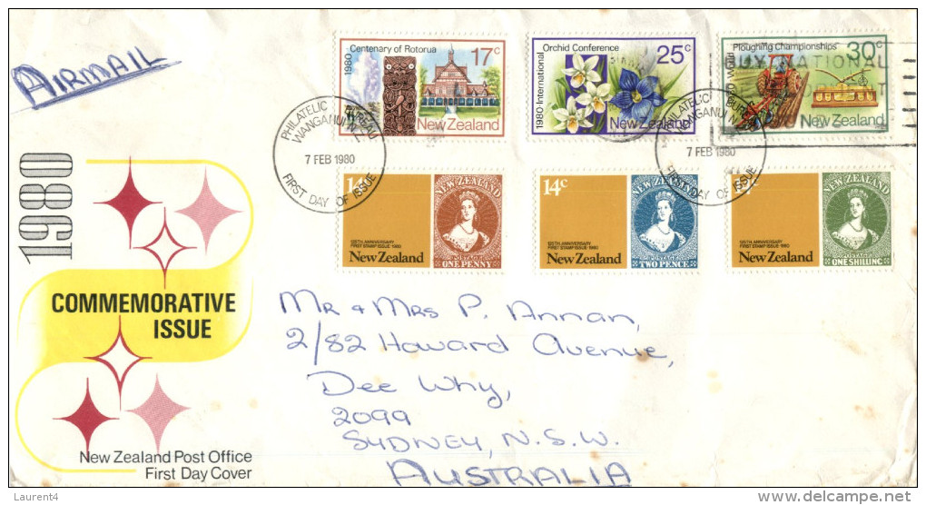 (669) New Zealand FDC Cover - 1980 - FDC