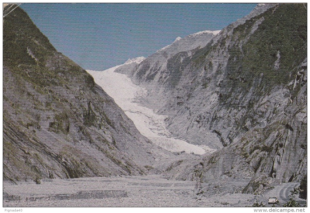 Cp , NOUVELLE-ZÉLANDE , Franz Josef Glacier Du Parc National De Westland Tai Poutini, Dans L'île Du Sud - Nouvelle-Zélande