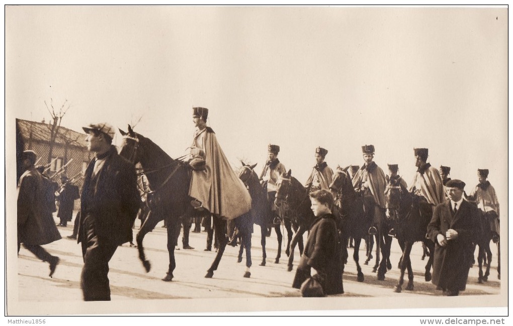 Grande Foto Original Enero 1924 MADRID - Relevo De La Guardia En El Palacio (A54) - Madrid