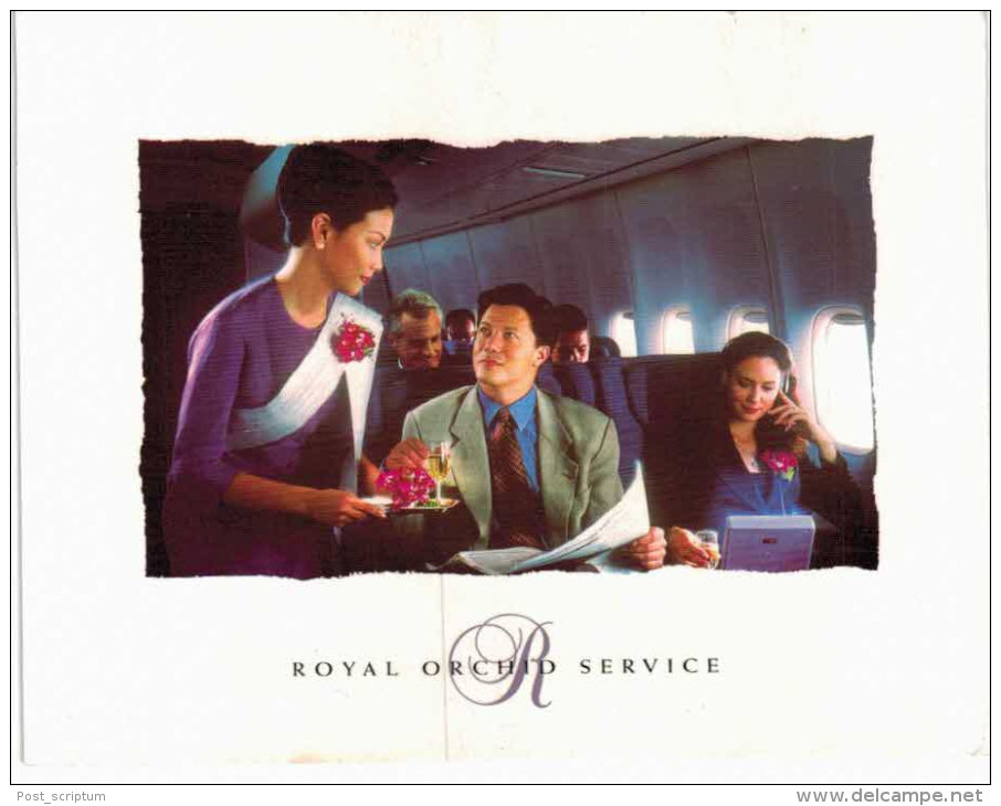 Thème - Avion -  Thai - Royal Orchid Service - 1946-....: Era Moderna