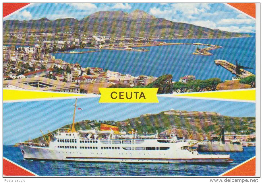 (AKQ62) CEUTA. VISTA GENERAL Y TRANSBORDADOR - Ceuta