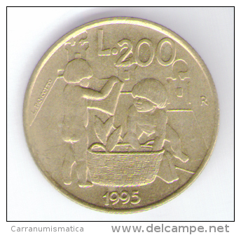 SAN MARINO 200 LIRE 1995 - San Marino