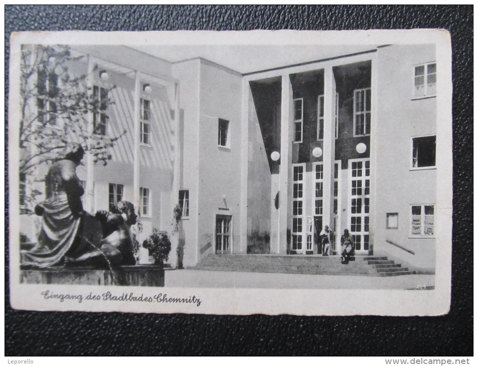 AK CHEMNITZ Stadtbad Ca.1940  //  D*10659 - Chemnitz