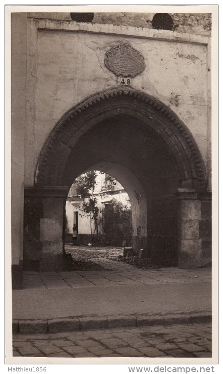 Grande Foto Original Enero 1924 SEVILLA (Séville) - Calle Del Gran Capitan, Puerta Eslava (A54) - Sevilla