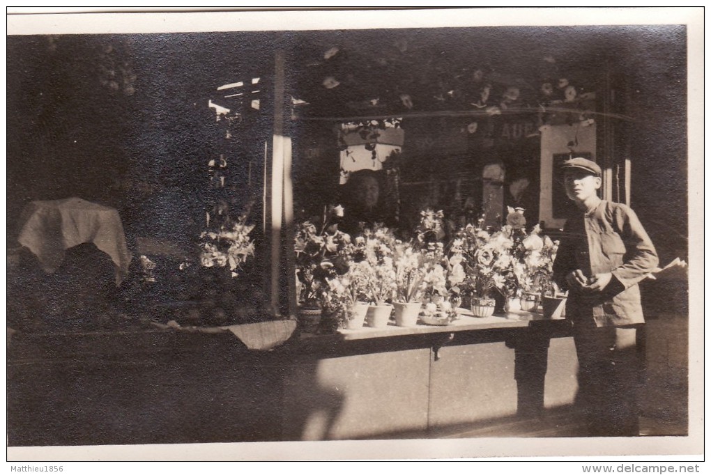 Foto Original Enero 1924 SEVILLA (Séville) - Un Comerciante De Flores (A54) - Sevilla