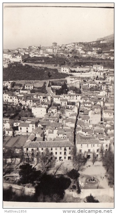 Foto Original Febrero 1924 GRANADA (Grenade) - Vista De Granada Desde Una Torre De La Alhambra (A54) - Granada