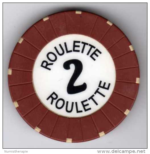 France Ou Belgique ? : Jeton De Roulette : Table N°2 Ou 2 Francs/euros ? - Casino