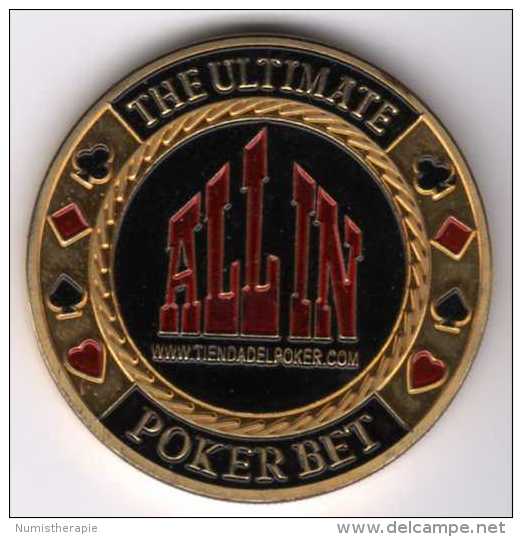 The Ultimate Poker Bet : ALL IN Www.tiendadelpoker.com : Poker Card-Guard : Las Vegas - Casino