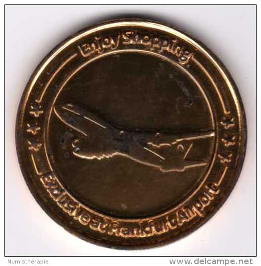 Médaille De Bon De Réduction à La Boutique Dutyfree : Aéroport De Francfort 31.12.2011 - Professionnels/De Société