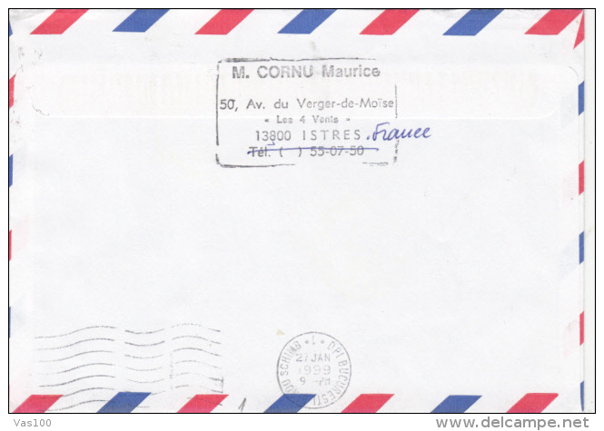 PHILATELY, PUBLIK ASSISTANCE, WOMAN, STAMPS ON COVER, 1999, FRANCE - Covers & Documents