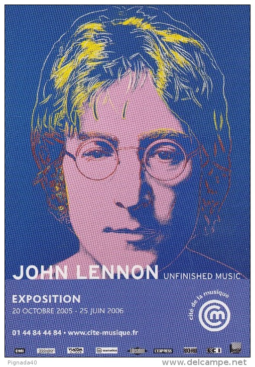 Cp , SPECTACLE , John Lennon , Exposition , Cité De La Musique - Künstler