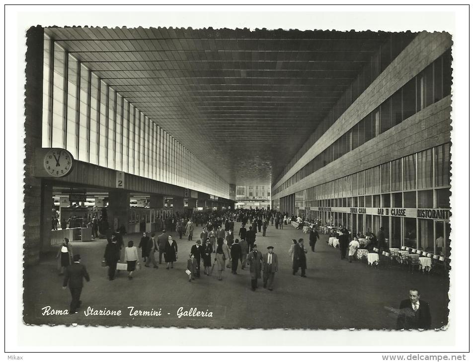 ROMA-STAZIONE TERMINI-INTERNO-GALLERIA - Stazione Termini